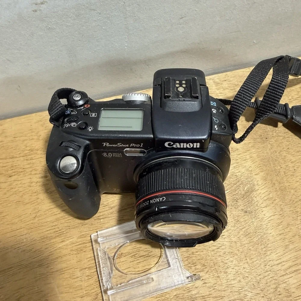 Canon PowerShot Pro1 Digital Camera 8.0MP Point Shoot 7x Zoom Tested Y2K 2000s
